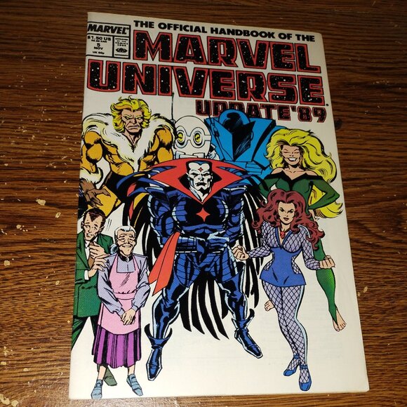Official Handbook of Marvel Universe Update '89#5 Marauders to Power Princess - Picture 1 of 3